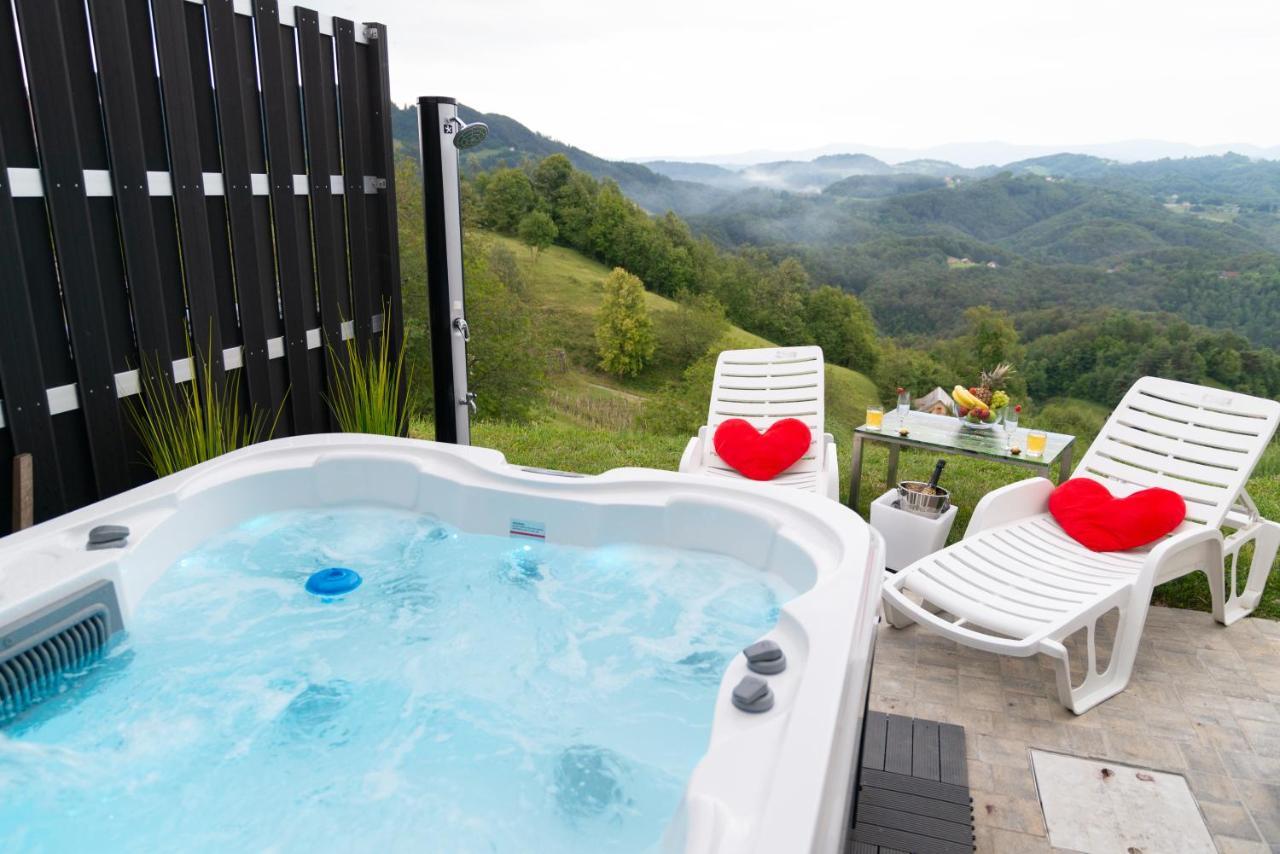 Tanja S Holiday Home In Nature With Sauna And Hot Tub Gorica pri Slivnici Екстериор снимка